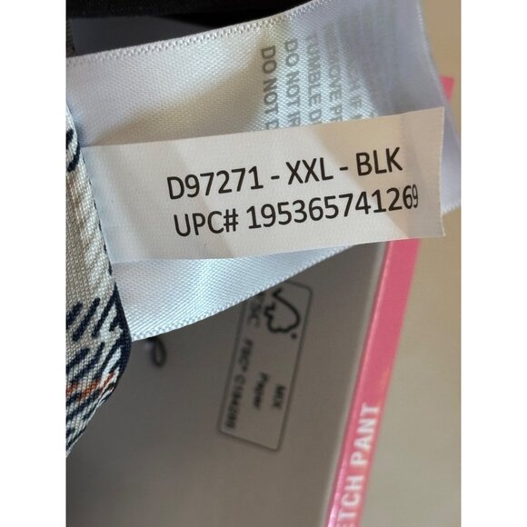 Zeroxposur Lined Stretch Pants Men's XXL Black Elastic Waistband Side Zip Pocket - Picture 9 of 11